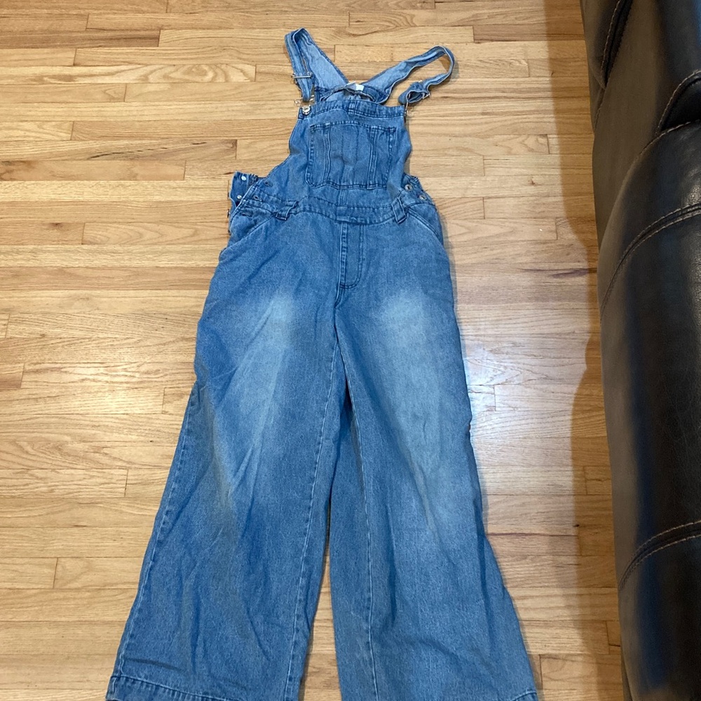 Forever 21 Blue Denim Women Jeans Overalls